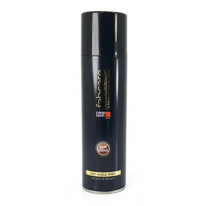 Fabcare 3011 Süet Nubuk Spreyi 250 ml-Açık Kahverengi sistemayakkabi