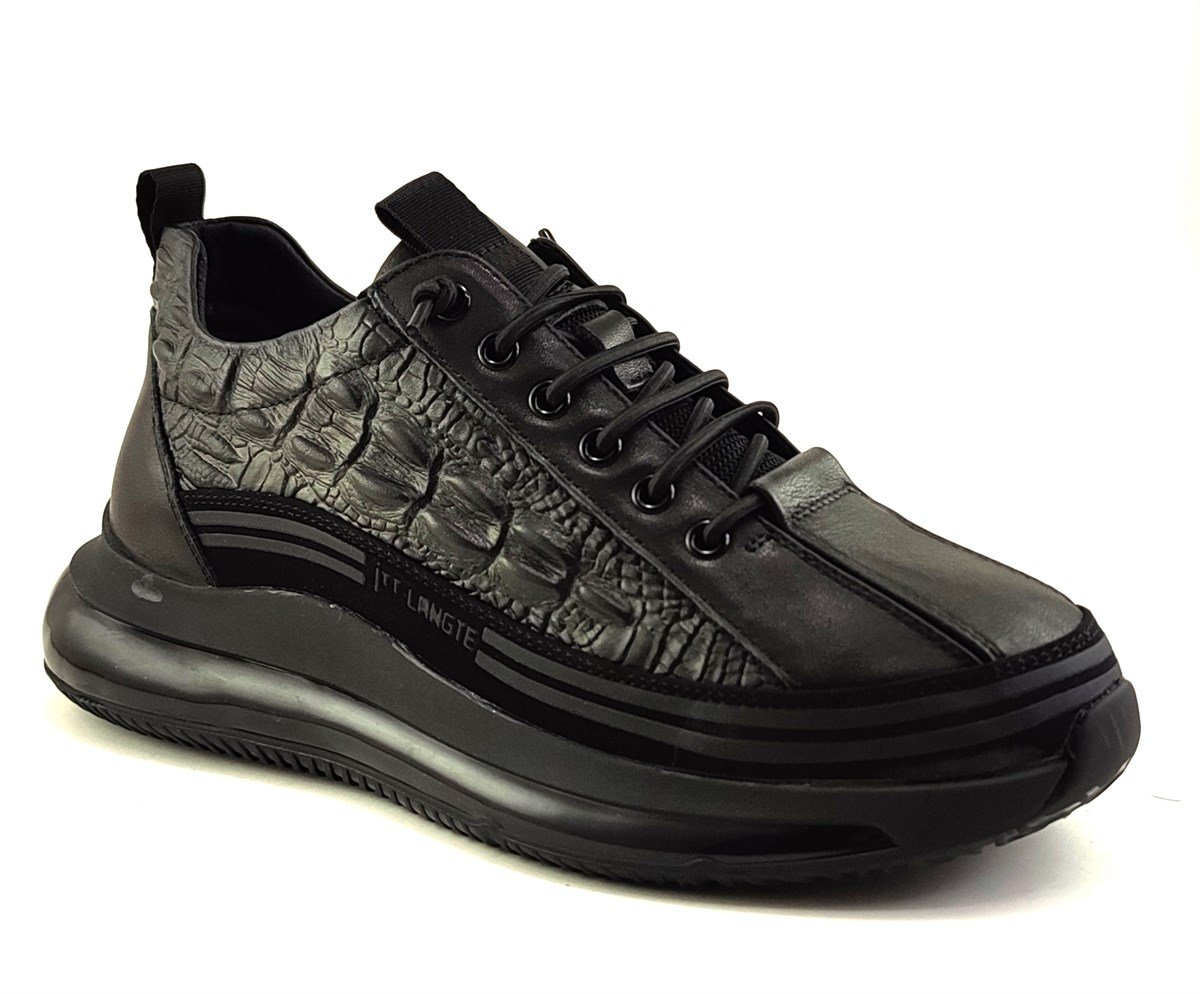 Guja 494 Erkek Sneaker Ayakkabı-Siyah - Sistem Ayakkabı Online