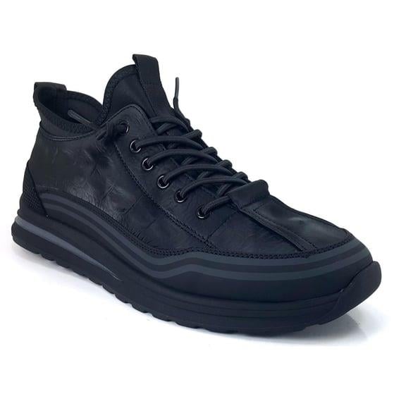 Guja 548 Erkek Sneaker Spor Ayakkabı-Siyah sistemayakkabi