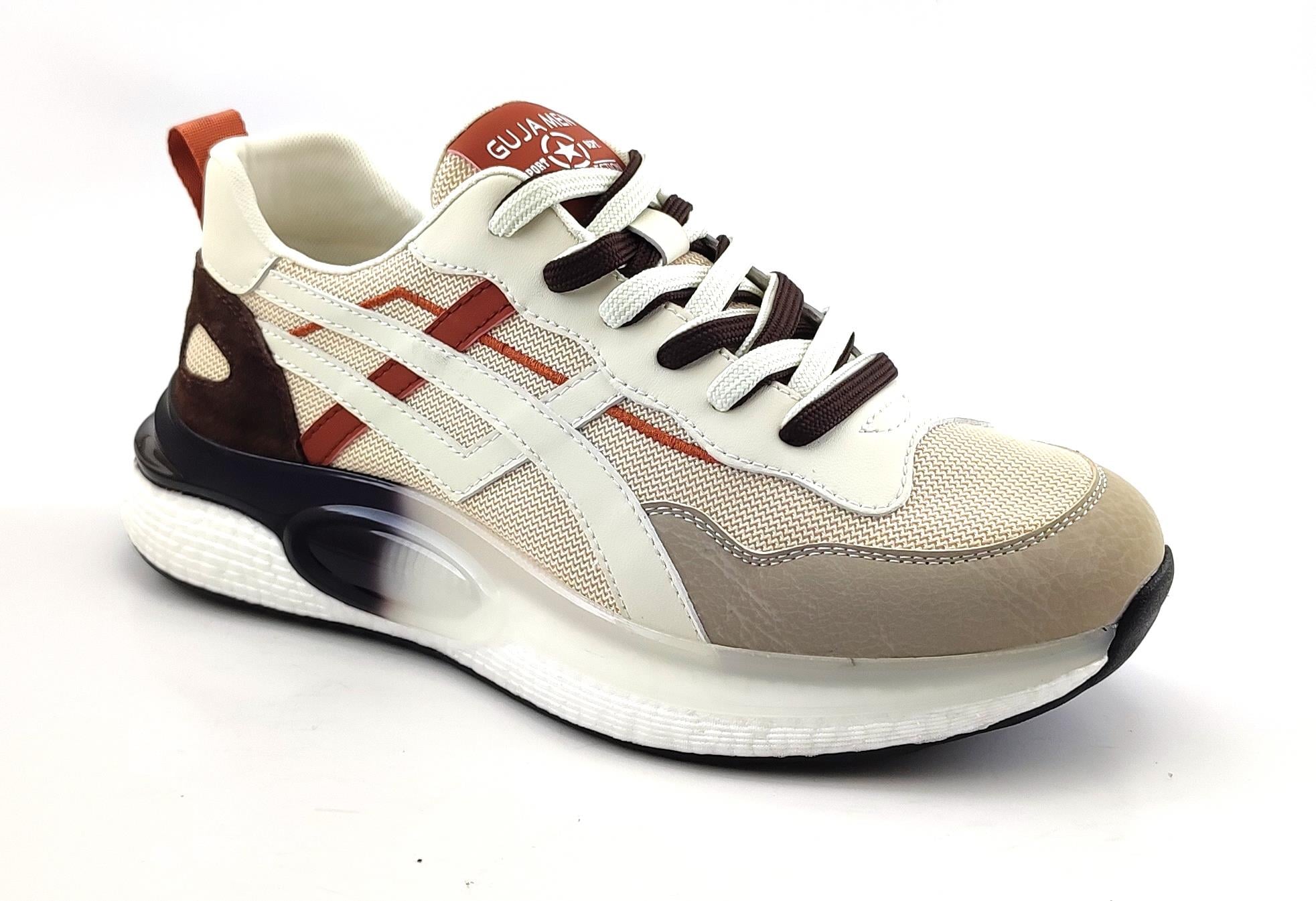 Guja 563 Erkek Sneaker Spor Ayakkabı-Bej sistemayakkabi