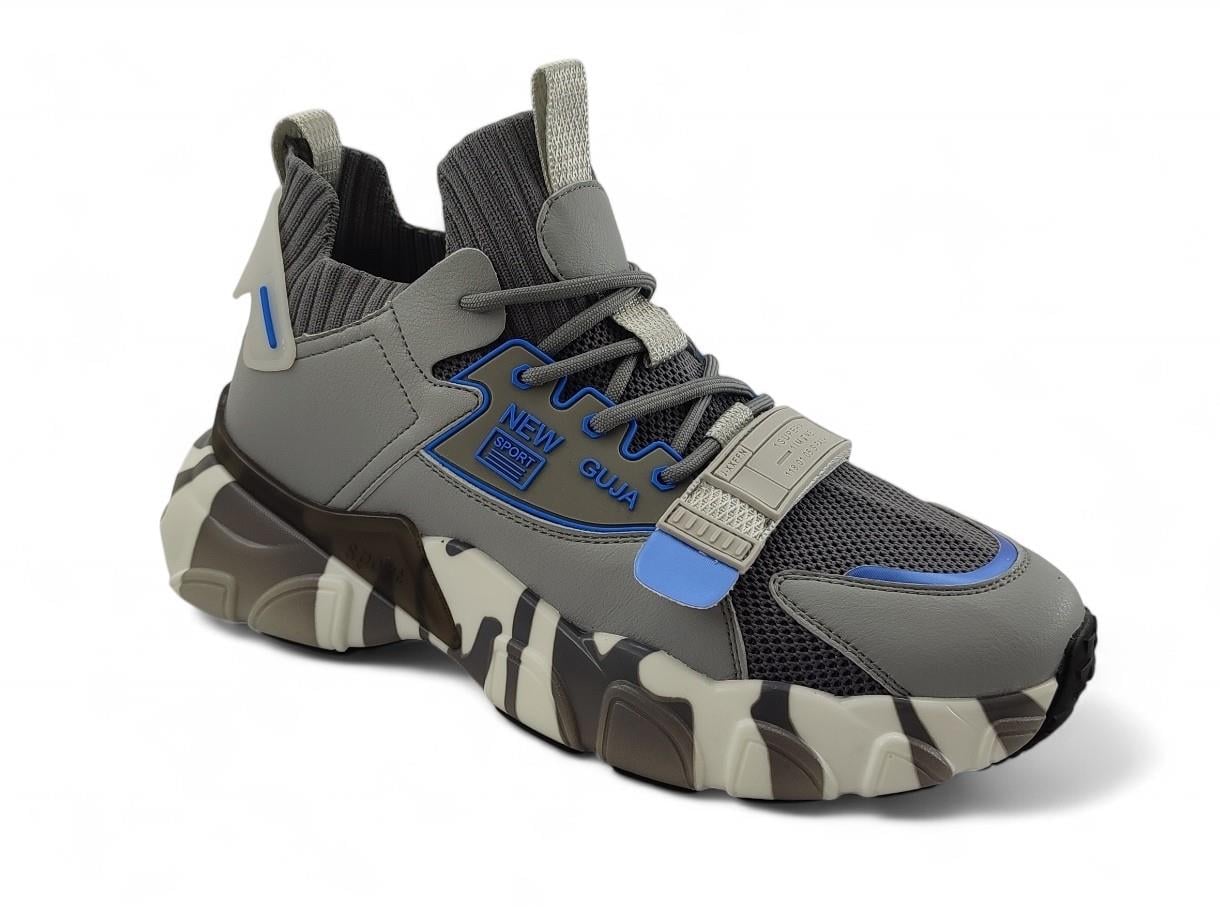 Guja 573 Erkek Sneaker Spor Ayakkabı-Gri sistemayakkabi