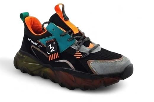 Guja 636 Erkek Sneaker Spor Ayakkabı-Siyah sistemayakkabi