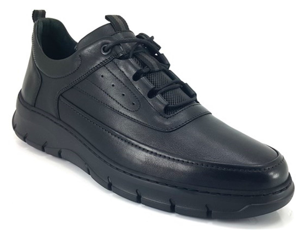 Libero 4501 Yumuşak Deri Erkek Günlük Ayakkabı-Siyah