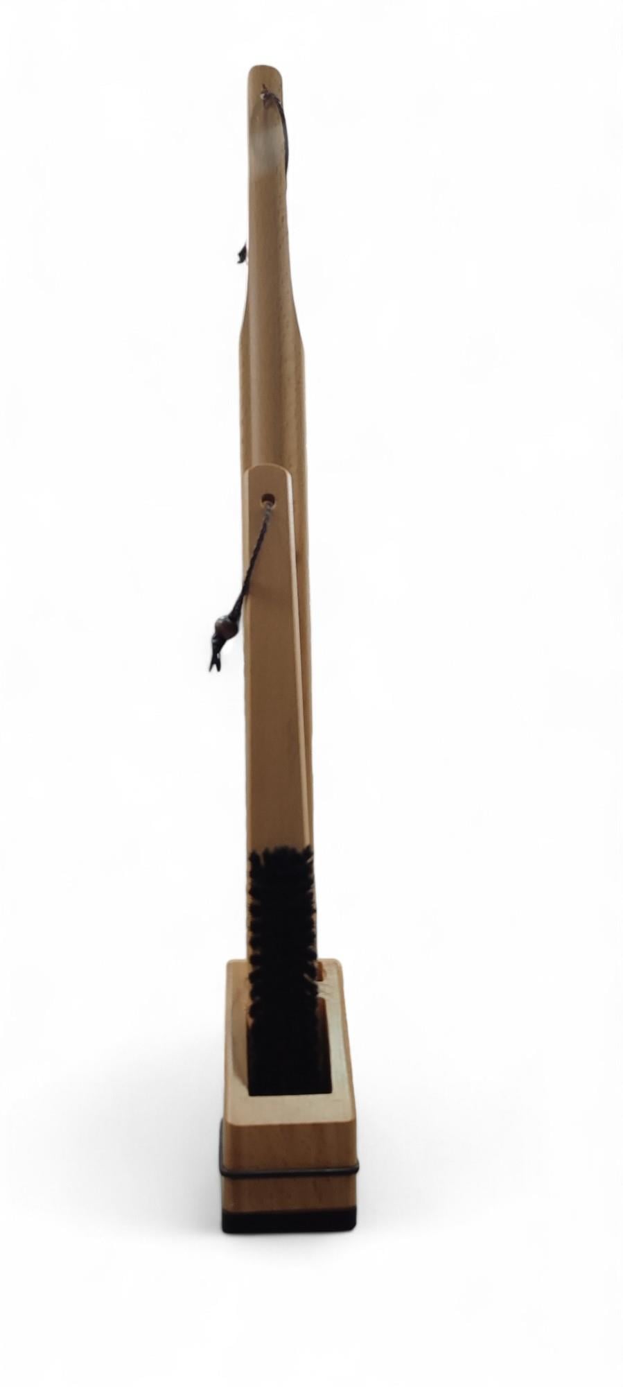 Sistem Ahşap Ayakkabı Çekeceği  Fırça Kereta 67 cm-Renksiz sistemayakkabi