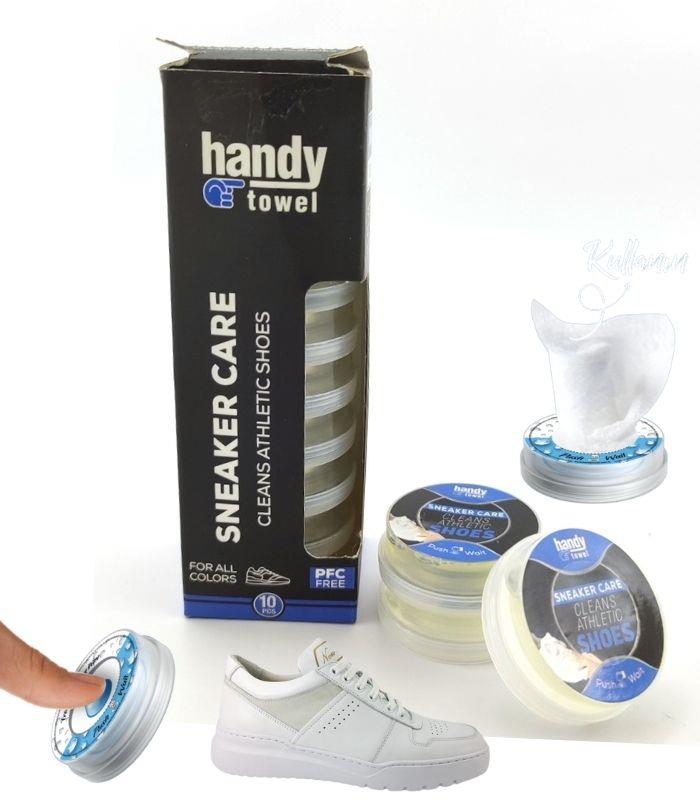 Sistem Handy Sneaker Spor Ayk Temizleme Bezi 10ad.-Renksiz sistemayakkabi