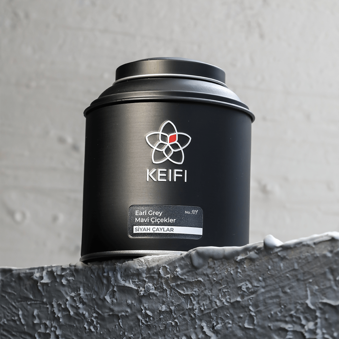 Early Grey Mavi Çiçekler