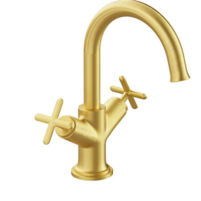 Vitra Origin Classic Fırçalı Altın Lavabo Bataryası