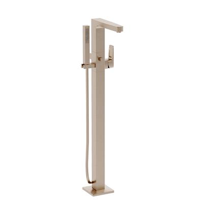 Artema Root Square Küvet Bataryası (Yerden - El Duşlu) Fırçalı Nikel