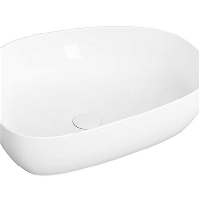 Vitra Outline 56 Cm Parlak Beyaz Asimetrik Lavabo