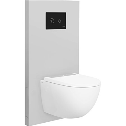 Vitra Renoform Asma Klozetler İçin Taharet Deliksiz Platform Açık Gri, 6 Cm