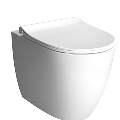 Vitra Sento Rim-Ex Dtd Yerden Tek Klozet Parlak Beyaz, 54 Cm