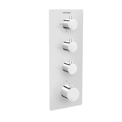 Artema Aquaheat S5 Ankastre Banyo&Duş Bataryası - 5 Yollu Yönlendirici Krom