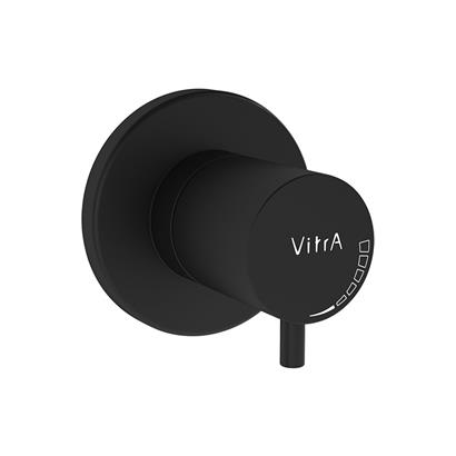 Vitra Origin Ankastre Stop Valf (Sıva Üstü Grubu) Mat Siyah
