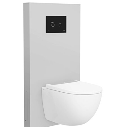 Vitra Renoform Asma Klozetler İçin Taharet Deliksiz Platform, 10.5 Cm Açık Gri