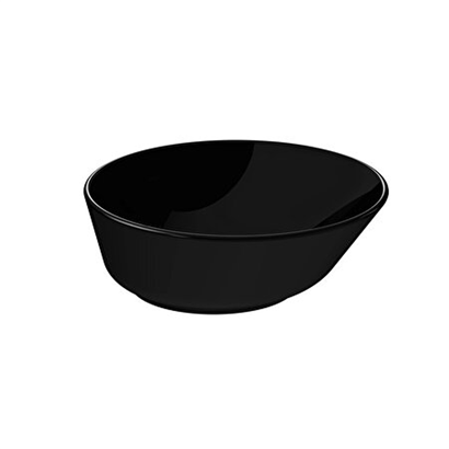 Vitra Geo Yuvarlak Çanak Lavabo Siyah, 38 Cm