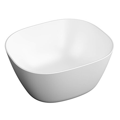 Vitra Plural Mat Beyaz 45 Cm Kare Yüksek Çanak Lavabo