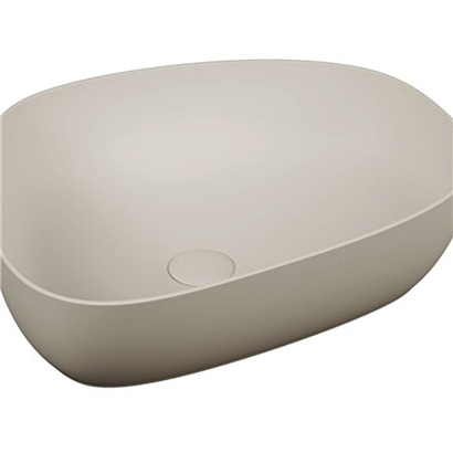 Vitra Outline 56 Cm Mat Bej Asimetrik Lavabo
