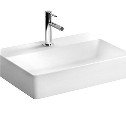 Vitra Nuo Dikdörtgen Beyaz Lavabo, 60 Cm
