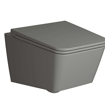 Vitra Equal Mat Gri Rim-Ex 54 Cm Asma Klozet