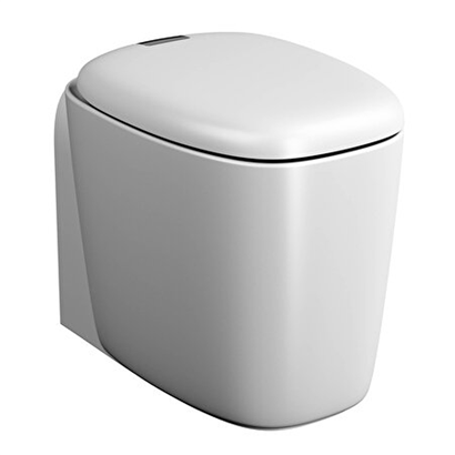 Vitra Plural Rim-Ex Mat Beyaz Kanalsız Duvara Tam Dayalı Yerden Tek Klozet