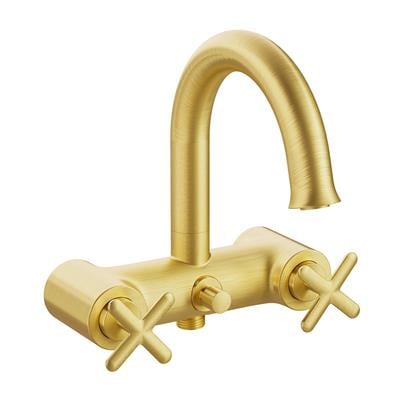 Vitra Origin Classic Fırçalı Altın Banyo Bataryası