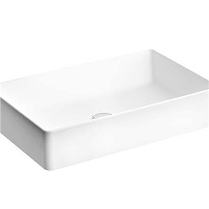 Vitra Nuo Dikdörtgen Çanak Lavabo Beyaz, 60 Cm