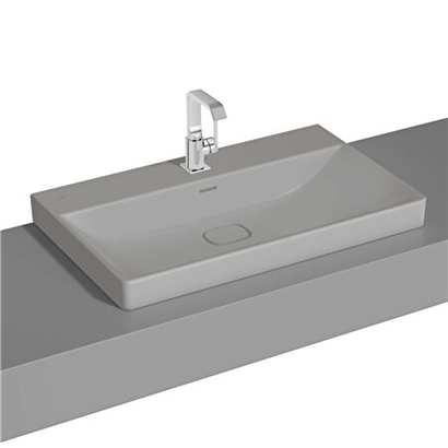 Vitra Metropole Mat Taş Gri Çanak Lavabo 80 Cm