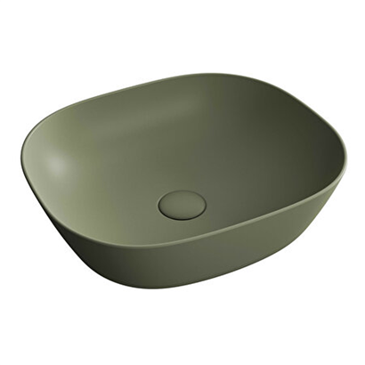 Vitra Plural Mat Yosun Yeşili 45 Cm Çanak Lavabo