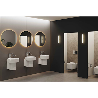 Vitra Arkitekta 4,5 Litre Parlak Paslanmaz Çelik Yavaş Kapanır Çöp Kovası