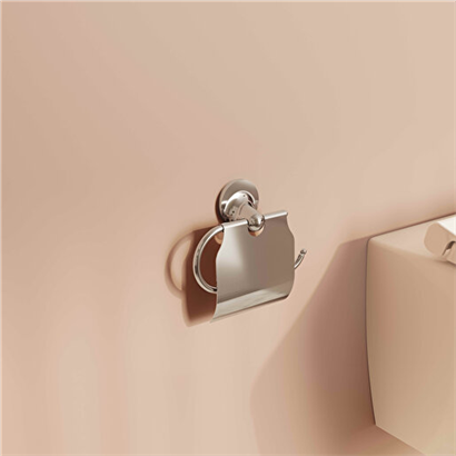 Vitra Marin Tuvalet Kağıtlığı Kapaklı Krom