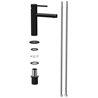 Artema Minimax S Mat Siyah Eviye Bataryası