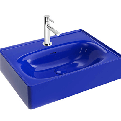 Vitra Equal 60 Cm İndigo Mavi Lavabo