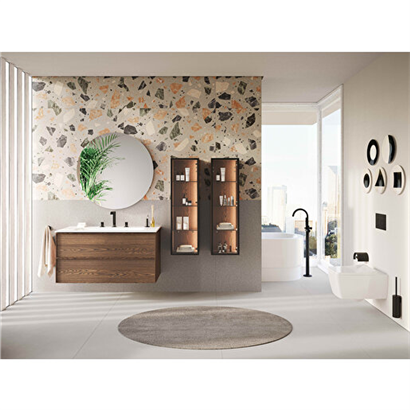 Vitra Origin Tuvalet Kağıtlığı, Kapaklı, Mat Siyah