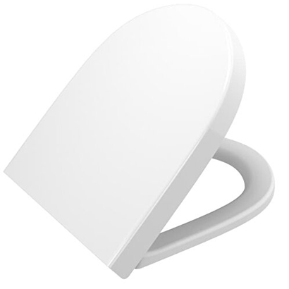 Vitra Sento Duroplast Yavaş Kapanır Sök Tak Klozet Kapağı, Beyaz
