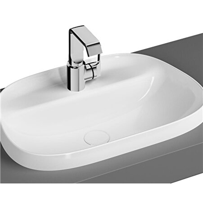 Vitra Frame 57 Cm Parlak Beyaz Tezgah Üstü Tv Lavabo