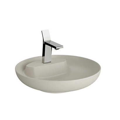 Vitra Memoria Mat Bej Yuvarlak Lavabo 50 Cm