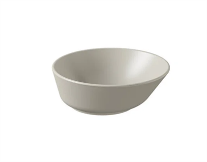 Vitra Geo Yuvarlak Çanak Lavabo Mat Bej, 38 Cm