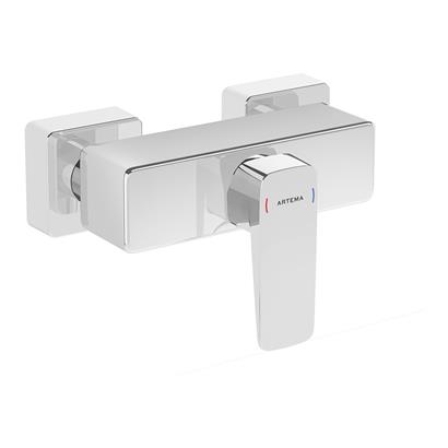 Artema Root Square Duş Bataryası Krom