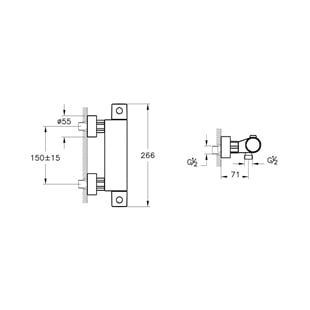 Artema AquaHeat Rs3 Krom Duş Bataryası
