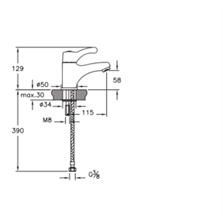 Artema Aquamed Krom Lavabo Bataryası