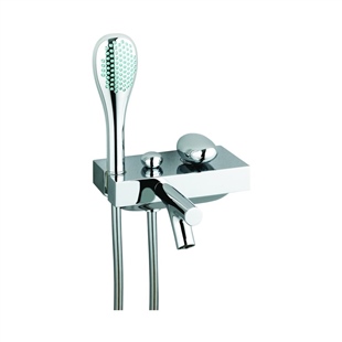 Vitra İstanbul El Duşlu Krom Banyo Bataryası