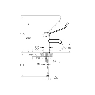 Artema Minimax S Krom Engelli Lavabo Bataryası