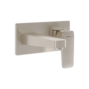 Artema Root Square Ankastre Lavabo Bataryası (Sıva Üstü Grubu) Fırçalı Nikel