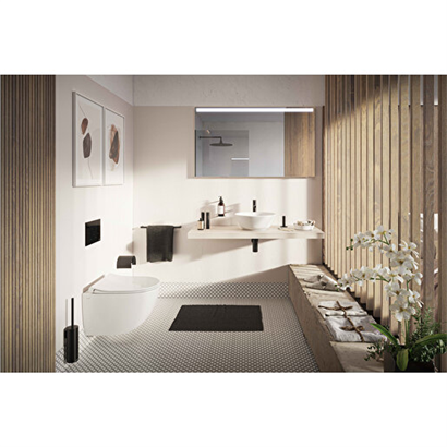 Vitra Origin Tuvalet Kağıtlığı, Kapaklı, Mat Siyah