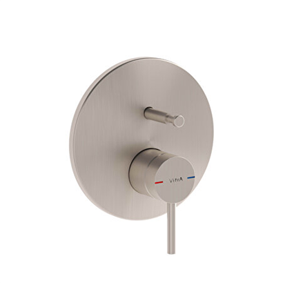 Vitra Origin Ankastre Banyo Bataryası (Minibox) (Sıva Üstü Grubu) Fırçalı Nikel