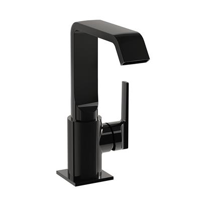 Vitra Suit Lavabo Bataryası Yandan Parlak Siyah