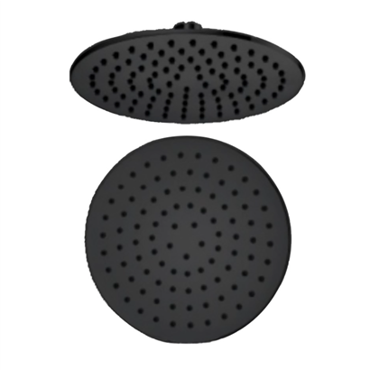 Bocchi AIR2 200R Tepe Duşu, ø200 mm Mat Siyah