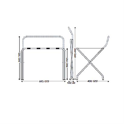 Bocchi Bavulluk Arkalıklı Krom