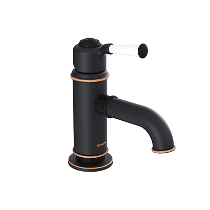 Bocchi Burlington Antik Siyah Lavabo Bataryası