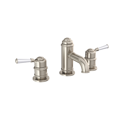 Bocchi Burlington Saten Nikel  Üç Delikli Lavabo Bataryası
